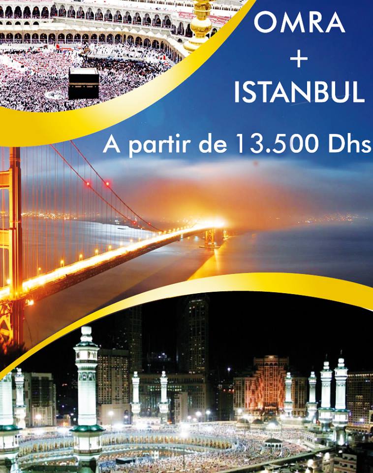 OMRA + ISTANBUL A partir de 13.500 Dhs