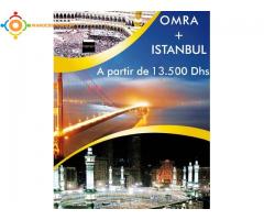 OMRA + ISTANBUL A partir de 13.500 Dhs