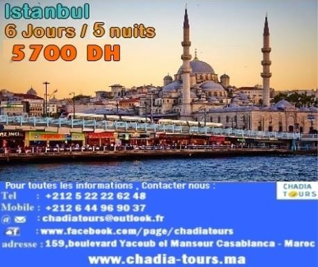 Voyages organisé vers istanbul