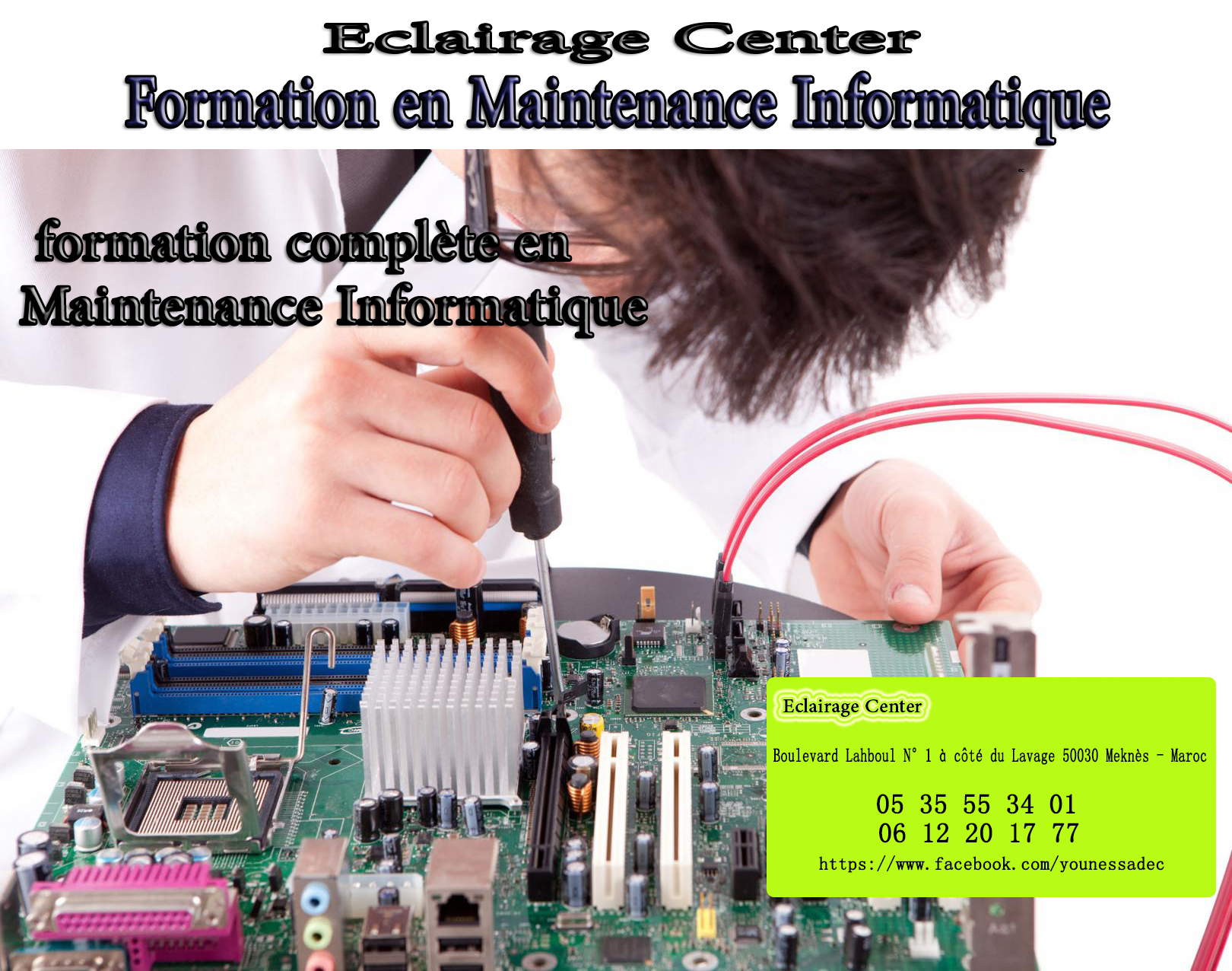 formation complète en Maintenance Informatique