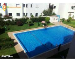 Bel Appartement F3 meublé avec piscine à Harhora