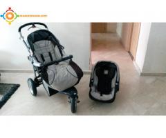 Poussette Peg Perego GT3 avec chaise Auto