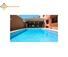 location de villa à sidi bouzid avec une piscine privée