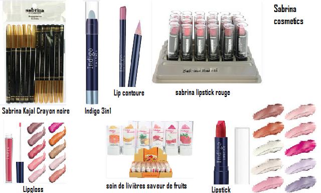 cosmetics of Sabrina