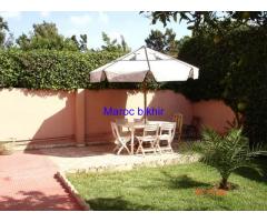 Location vacance villa meublée casablanca Maroc à 1100 dhs / nuit GSM : : 06.17.01.66.96