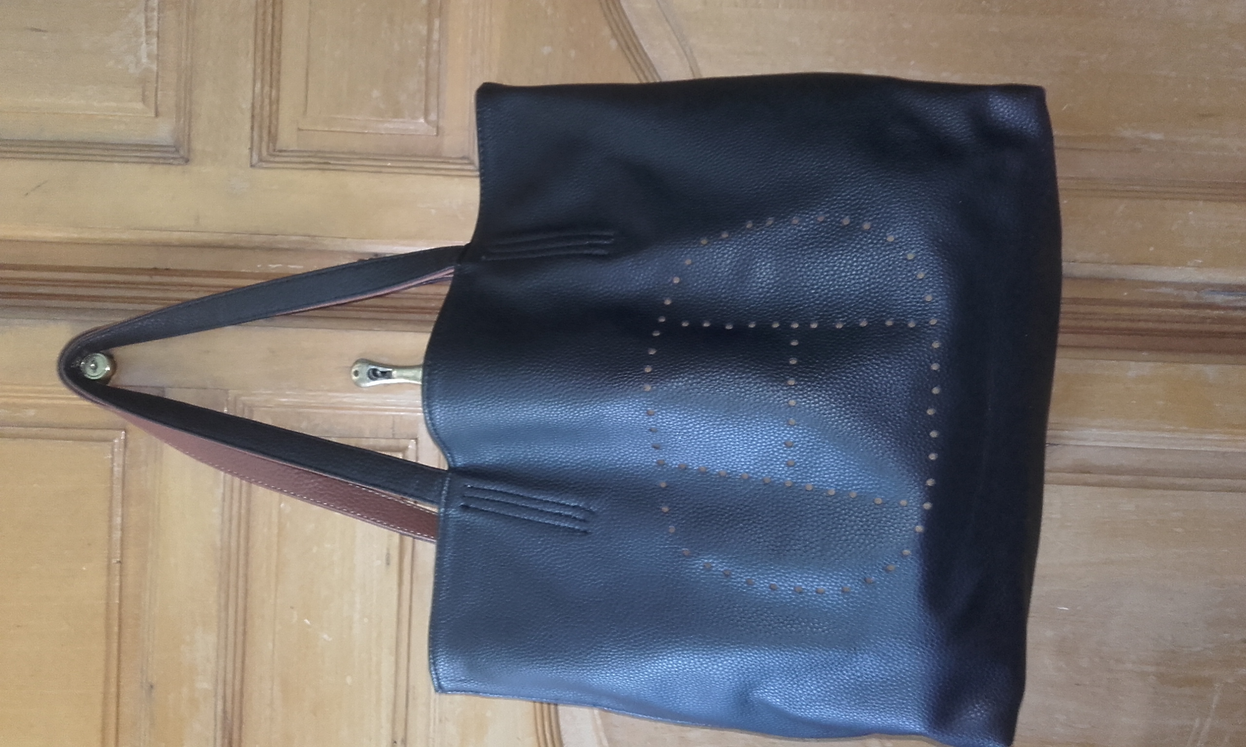 Sac marron noir pour Femme