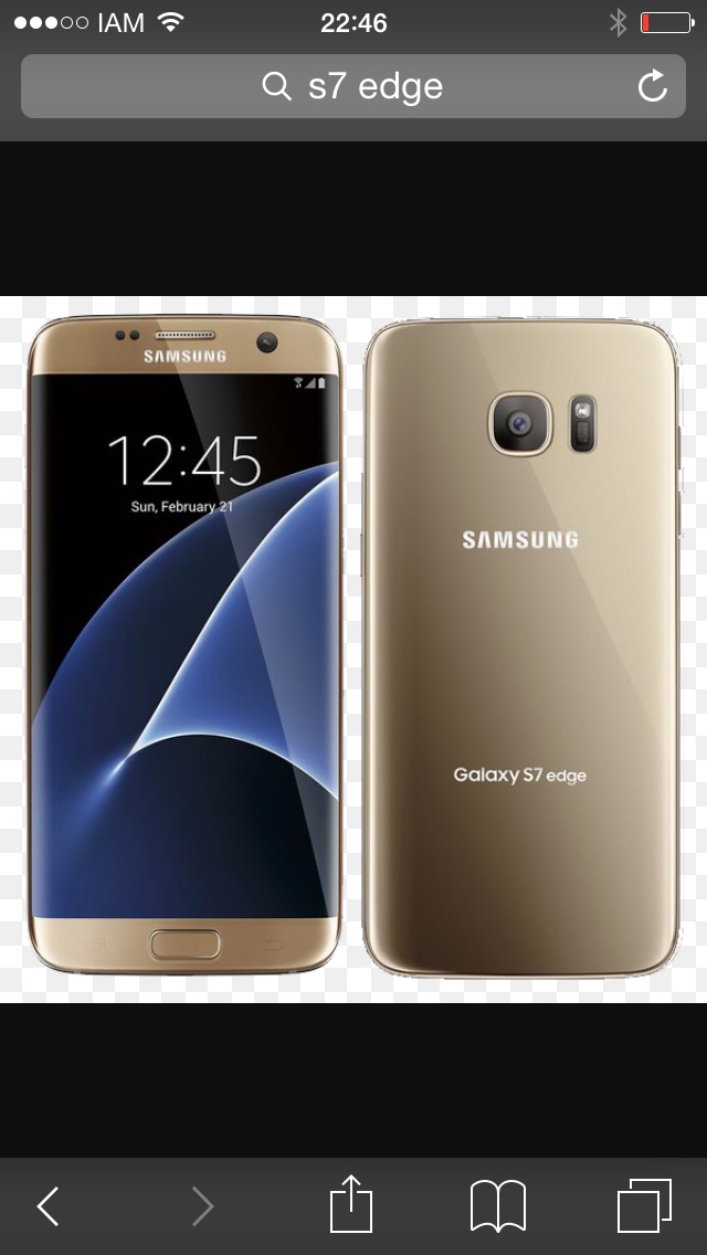 Samsung s7 edge gold