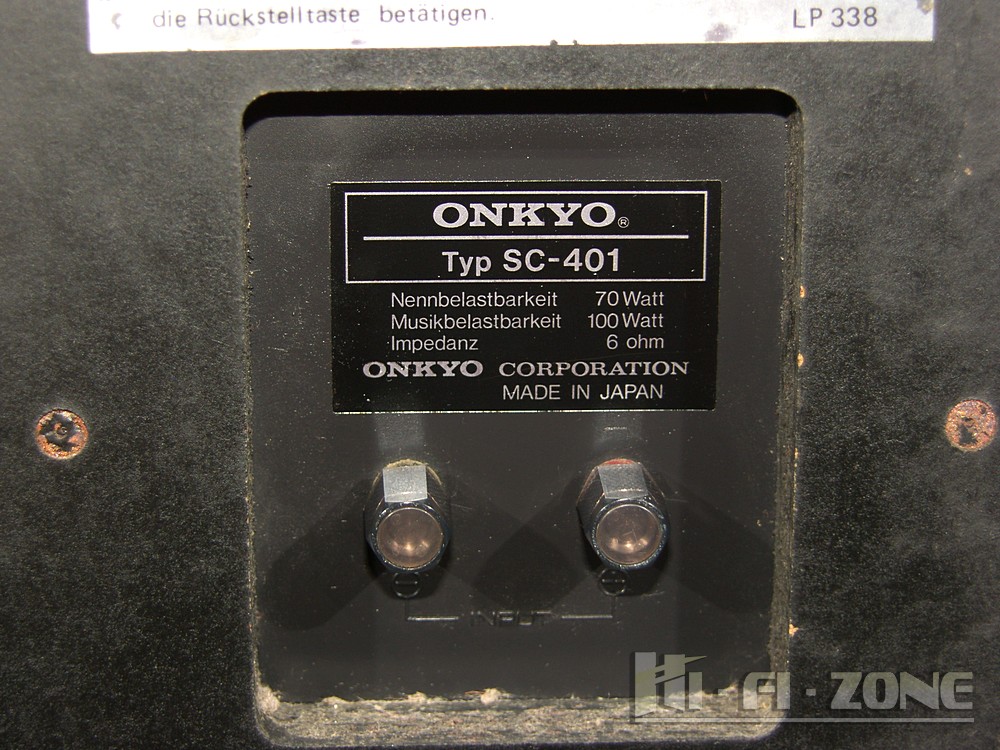 baffe ONKYO SC-401 100watt