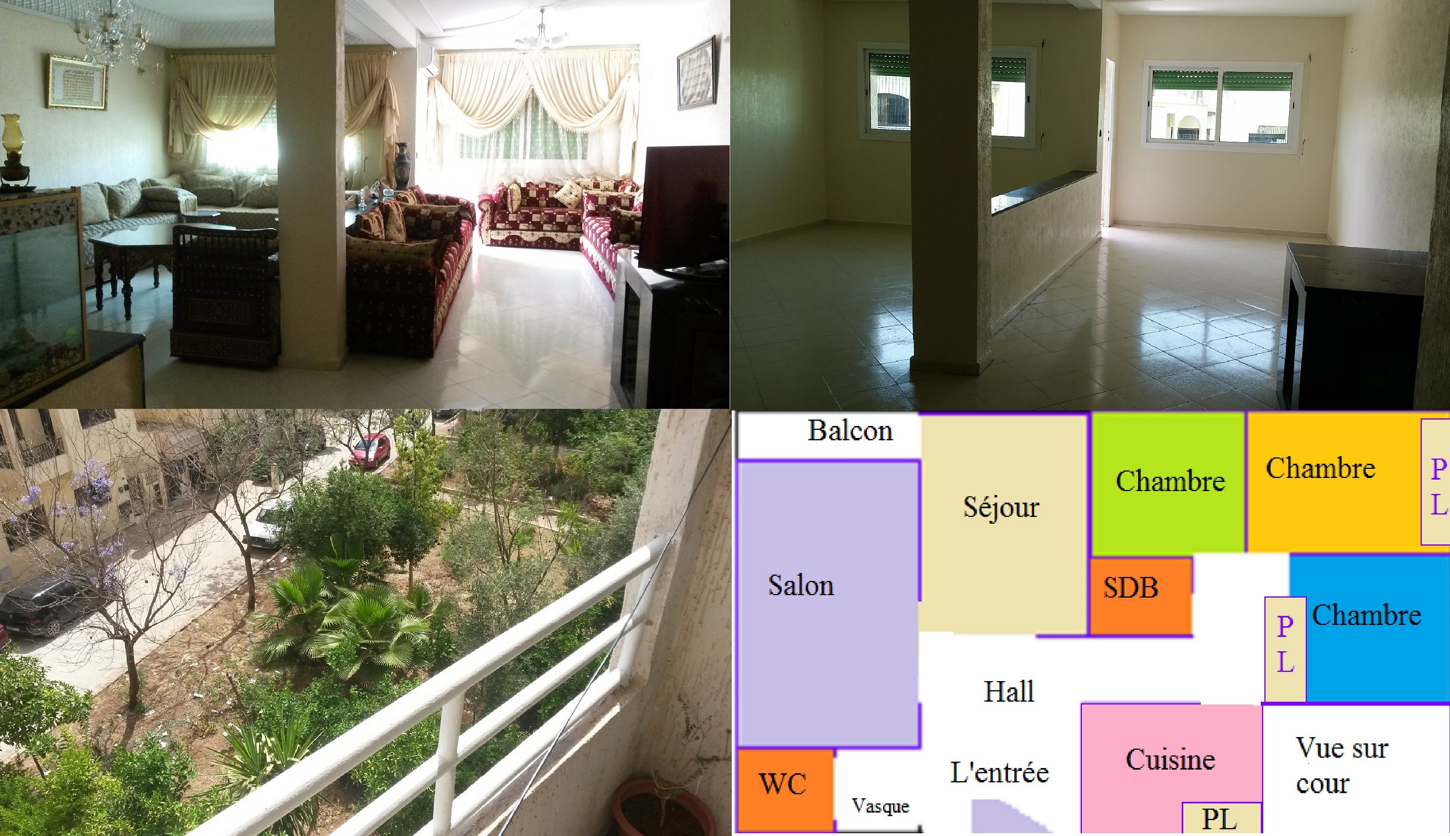 vente un appartement situé au quartier Narjis 'b' à Fes