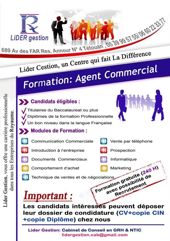 Formation d'Agent Commercial gratuite+ Recrutement