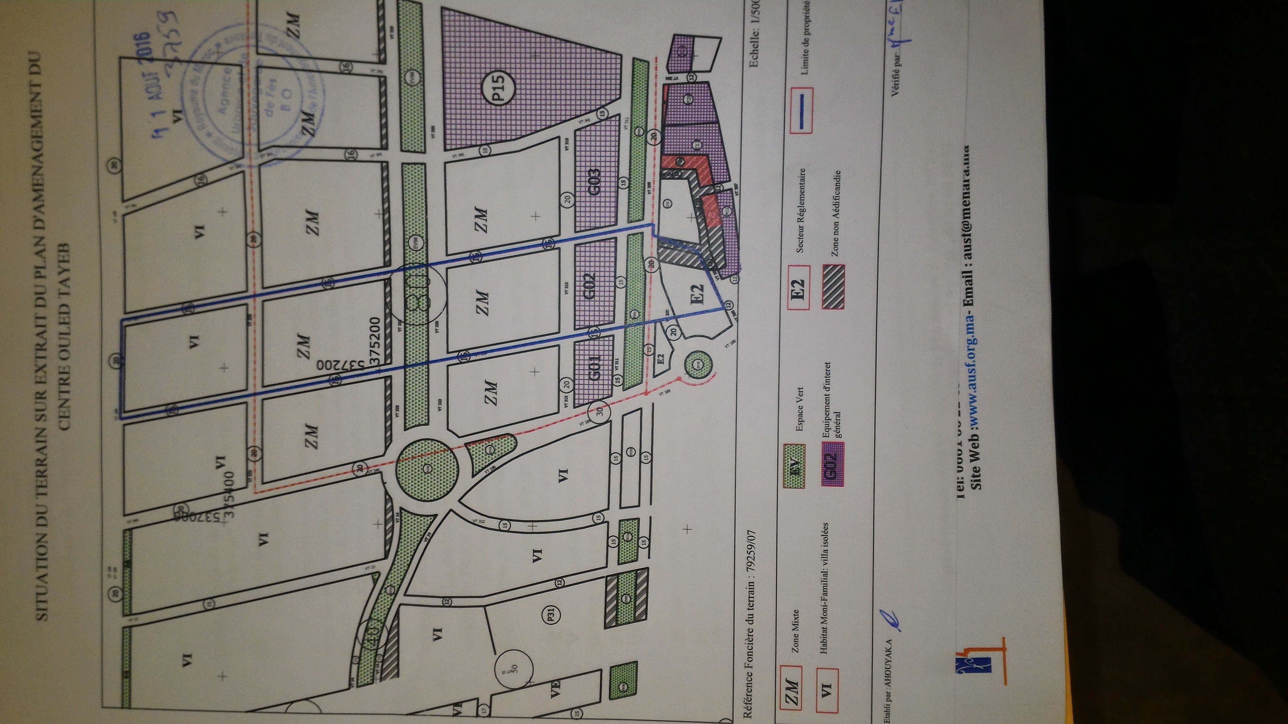 Terrain constructible et titré à 5km de Fés