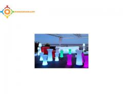 Skydancers et Mobiliers lumineux