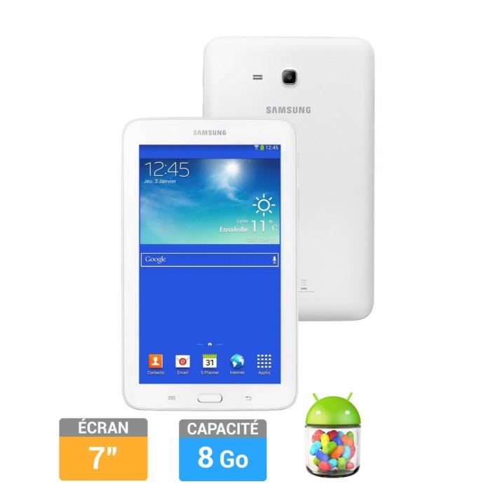 tablette samsung 8g 7n wif-blanc